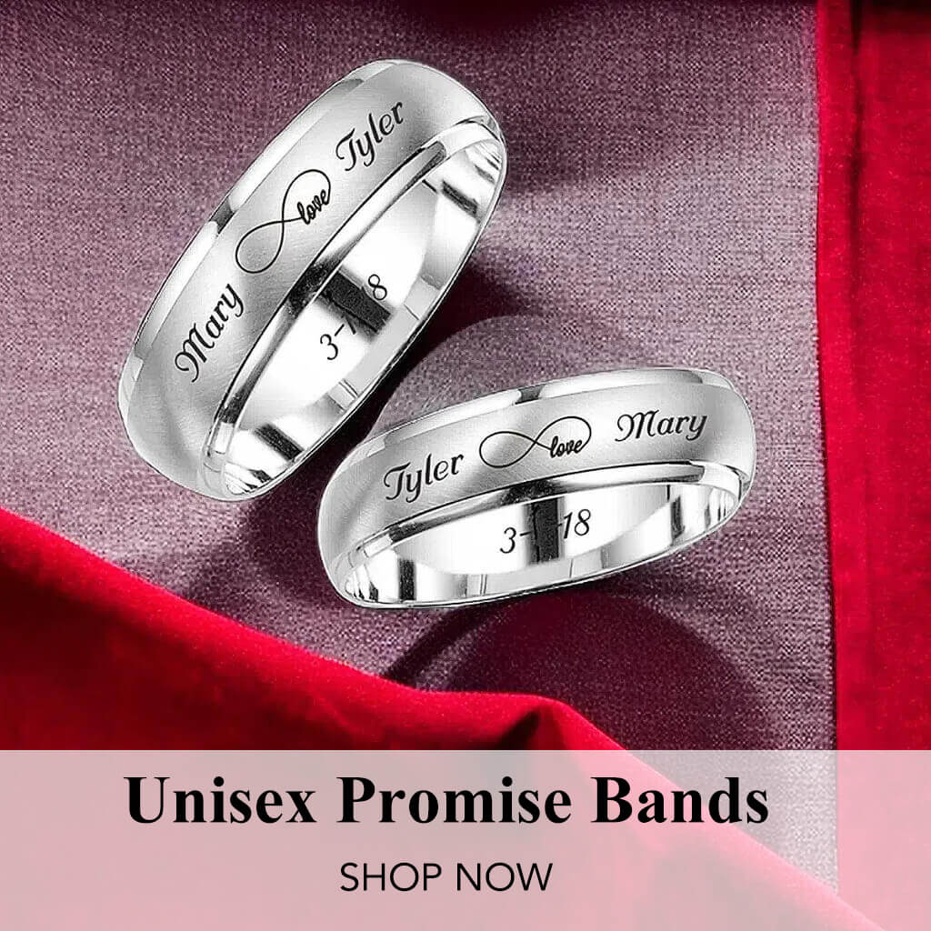 Unisex Promise Rings