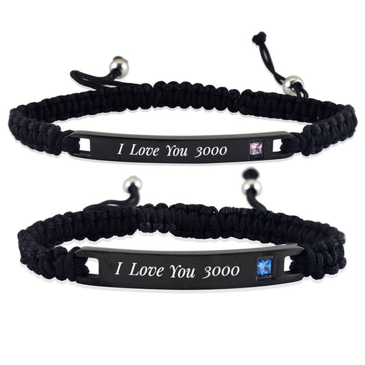 "I Love You 3000" Bracelet Set