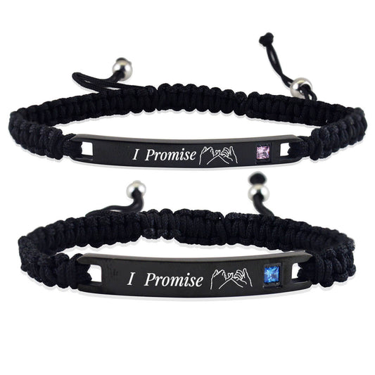 I Promise Couple Bracelets