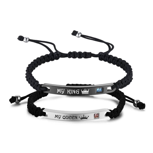 "MY KING & MY QUEEN" Bracelet Set