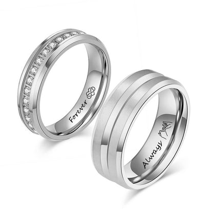 Couple Promise Rings