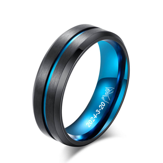 Bicolor Ring Band