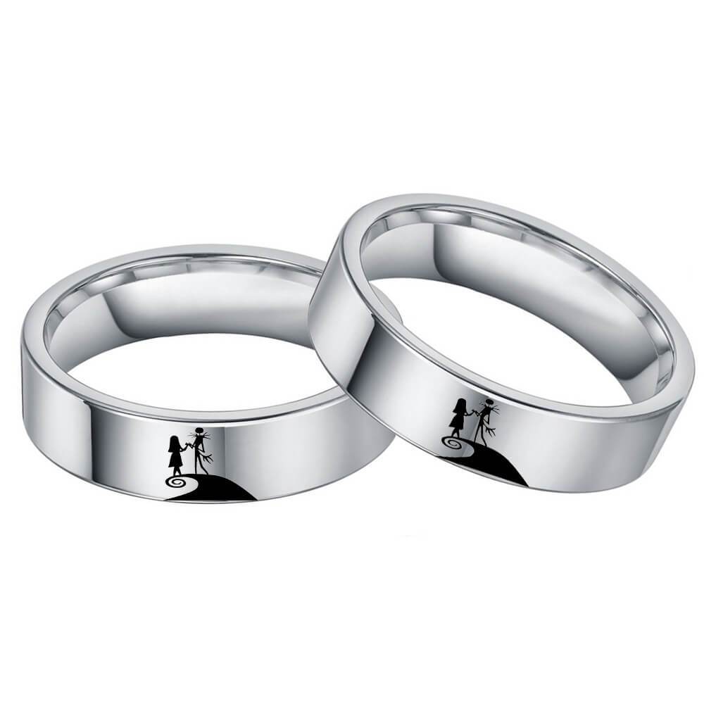 Unisex Couple Promise Rings