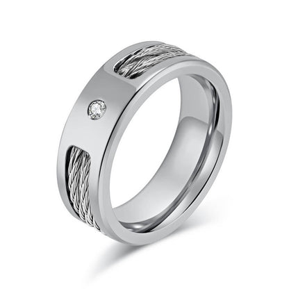 8mm Promise Ring Engravable