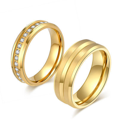 Gold Couple Rings