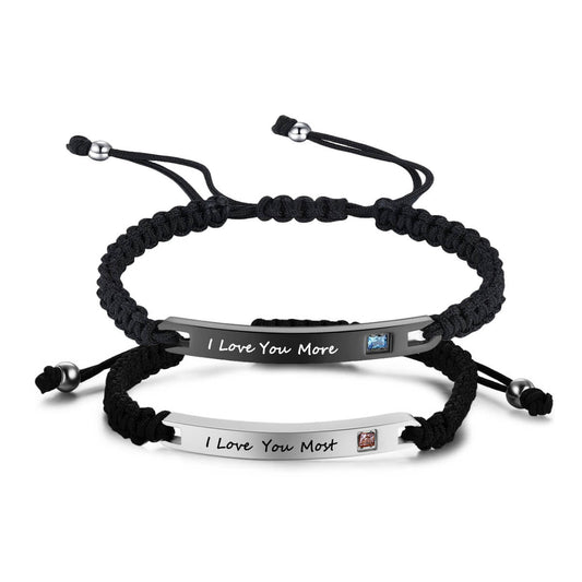 "I Love You More" Bracelet Set