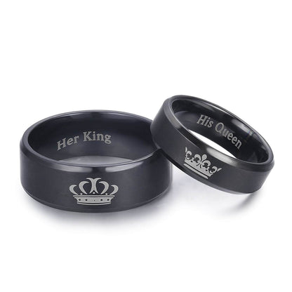 His King Her Queen Promise Rings