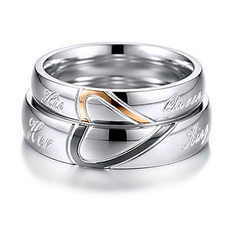 Sun Moon Couple Promise Ring - Adjustable Size Ring - Family - To My F -  Wrapsify