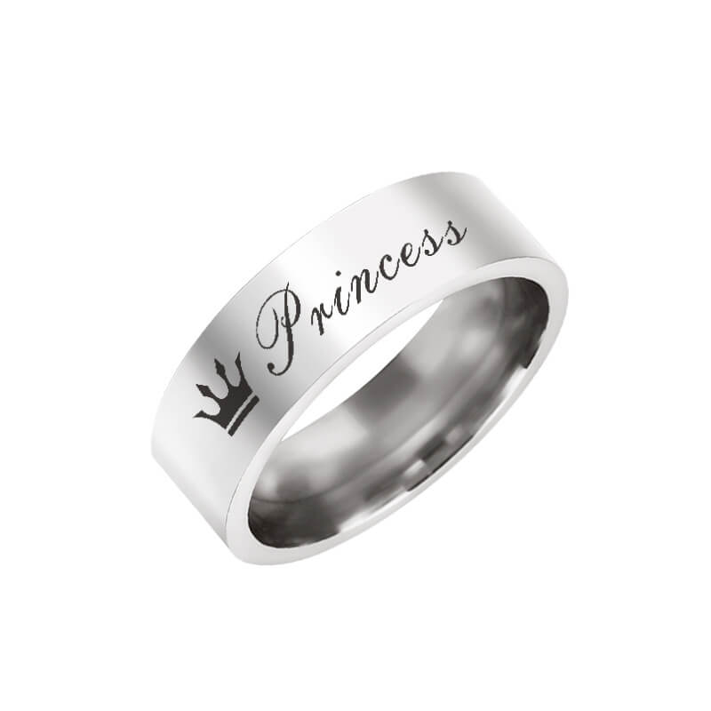 Prince and princess promise on sale rings