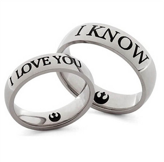 I Love You I Know Promise Ring Set